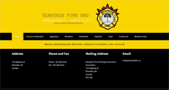 Desktop Screenshot of elmsdalefire.ca